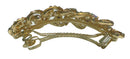 Large Crystal Ribbon Barrettes Dazzled w. Aurore Boreale crystals RW6359