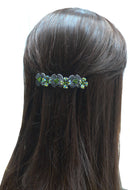 Bella Metal Crystal Barrette Sparkly Aurore Boreale YY86800-4
