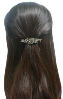 Bella Dozen Pack Med Size Barrettes 1 ea of 12 Shades of Crystals 5A86600-1-D