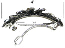 Set of 3 Bella Large Barrettes Thick Hair Hairclips U86012-0052-3