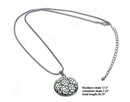 Necklace Chain and Pendant  Rhodium Plated Snake Design Chain with Extension