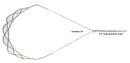 Silver Waves Necklace, Elegant to wear as is, Great for Embellishment to Create New Designs