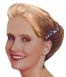 Set of 8 Crystal Barrettes Combo 4 Styles French Clip Hand Painted Barrettes 4 Pair NF500/YY1/12//GL10-NF1