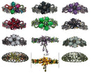 Blarge0052-D Bella Dozen-Pack Gorgeous Barrettes Colorful Beads Sparkly Crystals for Thick Hair U86012-0052-D