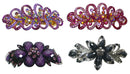 Combo Set of 4 4 Gorgeous Barrettes in 2 to 4 Unique Styles for Thick Hair 0052/17-4-