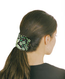 Crystal Butterfly and Flower Hair Holder Barrette
