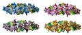 Bella Crystal Flower Barrette Metal French Clip Hair Clip  #YY86800-1