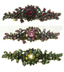 Bella Mid Size Crystal Barrette Sparkly Crystals in Set of 2, 3, 4