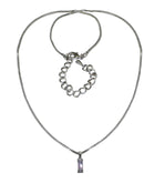 Set of 3 1 Ea 3 Styles, Necklace Chain/Pendant Small Mother of Pearl Tablet Pendants Ar85800