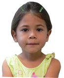 Set of 8, Daisy Flower Barrettes Snap Hair Clips for Thin Hair 2 Ea 4 Colors 4 prs RW86500-11-8