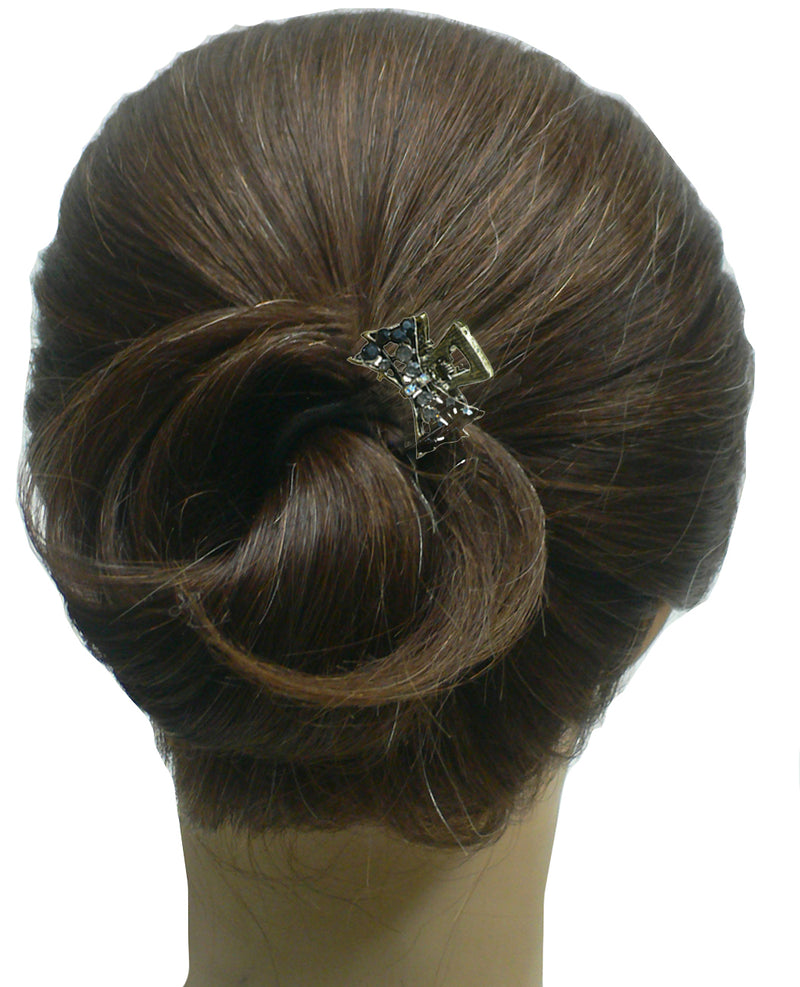 2 Set of 8,  16 count,  Mini Hair Claws Tiny Bling Hair Claws 2 ea of 8 Colors  2 Unique Styles LPW864175-5-8-2