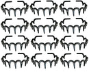Crystal Headband/Tiara, Crystal White on Light Weight Plastic Black Trim U86010-0206