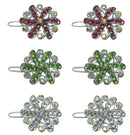 BsnapClipMed Bella Medallion Barrettes Snap Clips for Thin Hair or Young Girls U86350-1719