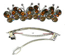 Hair Barrette Mid Size Design of  4 Shimmery Butterflies 5A86750-1