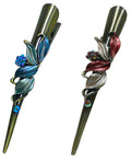 Bella Set of 2 Flower Alligator Clips Beakclips Duckbill Hairclips YY86155-1-2