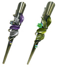 Bella Set of 2 Flower Alligator Clips Beakclips Duckbill Hairclips YY86155-1-2