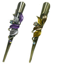 Bella Set of 2 Flower Alligator Clips Beakclips Duckbill Hairclips YY86155-1-2