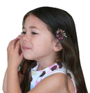 Bella Pair of Hair Barrettes Snap Clips for Thin Hair Young Girls Toddlers U86200-2108pr