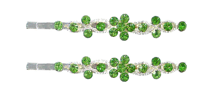 Pair of Hairpins Sparkly Rhinestones U86250-2301p