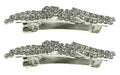 Pair of Barrettes Decked with Sparkling Stones U86420-0927-pr