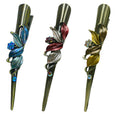 Bella Set of 3 Flower Alligator Clips Beakclips Duckbill Hairclips YY86155-1-3