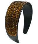 Wide Band Plastic Bling Bling Headband 2" Wide at Center NI86012-24611