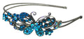 Crystal Butterfly Headband Double Metal Wire Hairband U86121-0124