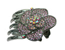 Hclamp104 Bella Metal Claw Clip Flower Hair Clamp Hair Slide 5A86104-1