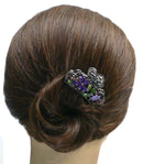 Bella Small Flower Jaw Clip Narrow Opening for Thin Hair Women Girls GL86440-TH1