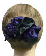 Twist 'n Twirl w/Bun Ornament - Satin 79035-2blueblk