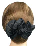 Twist 'n Twirl Bun Maker with Bun Ornament - Satin 79035-1black