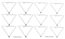 Dozen Pack Necklace Silver Chains with Imitation Pearl Pendant 85500-D