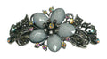 Bella Large Barrette with Beads and Crystals for Thick Hair #0052