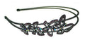HB0055 Bella Crystal Butterfly Headband Metal Wire Hair Band #U86011-0055