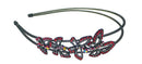 HB0055 Bella Crystal Butterfly Headband Metal Wire Hair Band