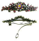 Bella Mid Size Crystal Barrette Sparkly Crystals