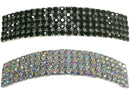 Bella Large Rectangular Bar Crystal Barrette Hair Clip,  U86900-0004-2