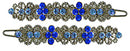 Pair of Barrettes, Snap-On Hair Clip for Thin Hair GL86400-GL9.0700sap