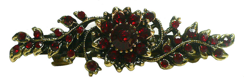 Bella Mid Size Crystal Barrette Sparkly Crystals