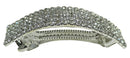 Bella Large Rectangular Bar Barrette Crystal French Clip Hairclip  U86900-0004