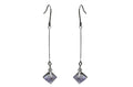 Dainty Dangle Chandelier Earrings, Zircon Natural Stone YX89700-1