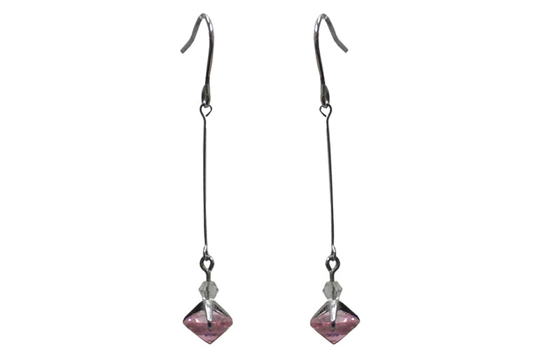 Dainty Dangle Chandelier Earrings, Zircon Natural Stone YX89700-1
