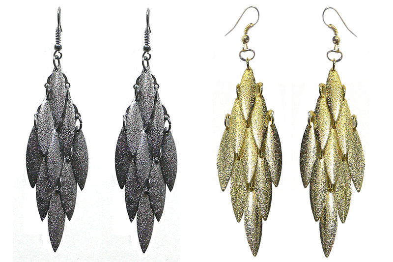 Set of 2 or Set of 3 Bella Chandelier Dangle Earrings Gold Tone Silver Nick  U89175-3119-2to3