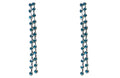 Estreamer Bella Crystal Streamers Earrings 2.5" Long Crystal Streamers YY89800-1
