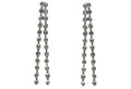 Estreamer Bella Crystal Streamers Earrings 2.5" Long Crystal Streamers YY89800-1