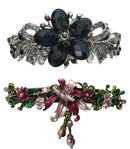 Combo Set of 2 2 Gorgeous Barrettes in 2 Unique Styles for Thick Hair 0052/010-3-2