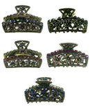 Set of 5 Small Metal Jaw Claw Clip for Hair Styling Hair Twist Hair Bun RW86470-4927-5.