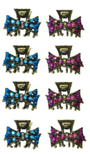 Set of 8 Mini Hair Claws Clip, Antique Gold Plating,  LPW86425-2-8