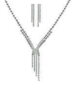 Necklace and earrings set AD85152-3280