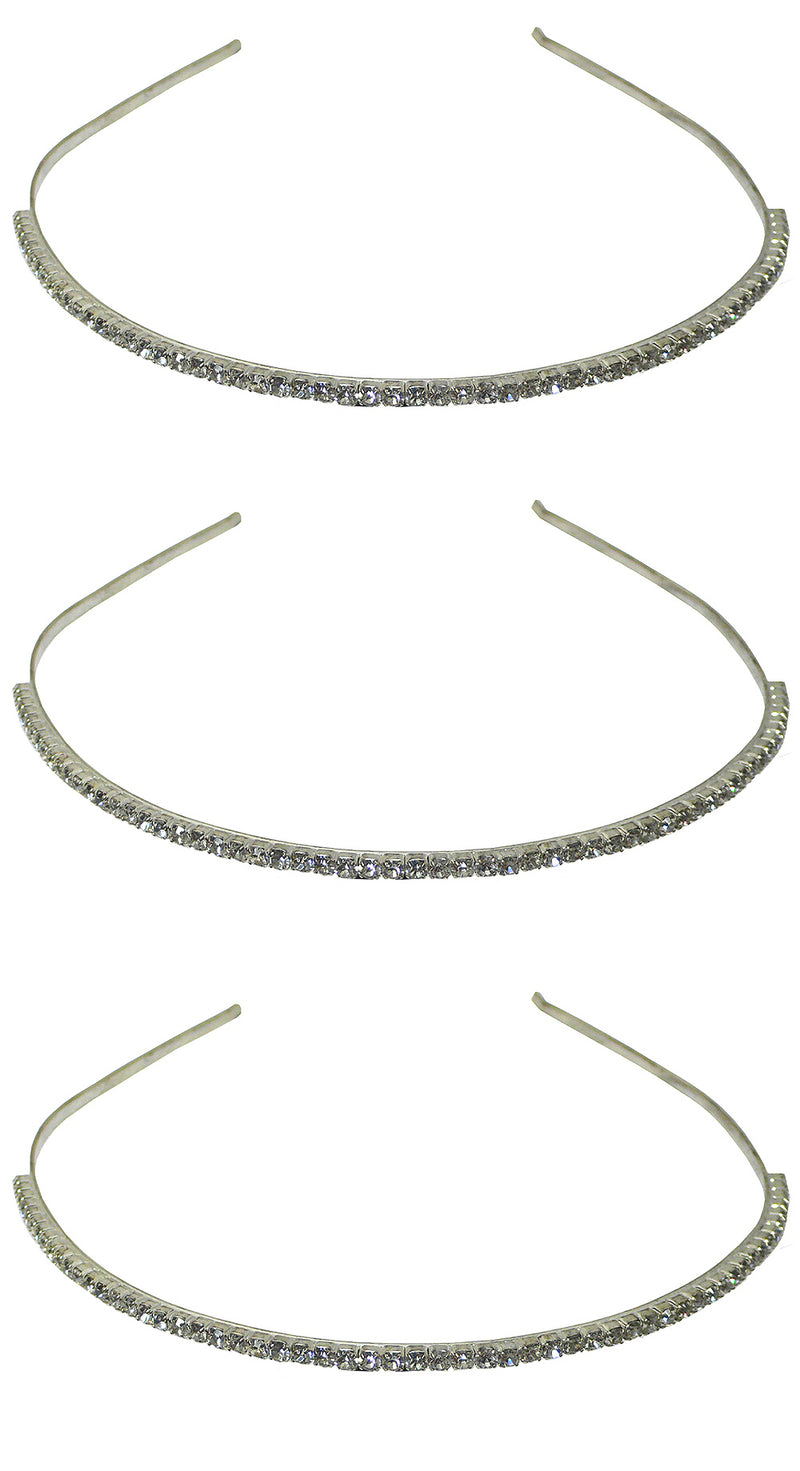HB6699 Bella Crystal Headband Elegant Shimmering Crystal Hair Band AD86565-6699